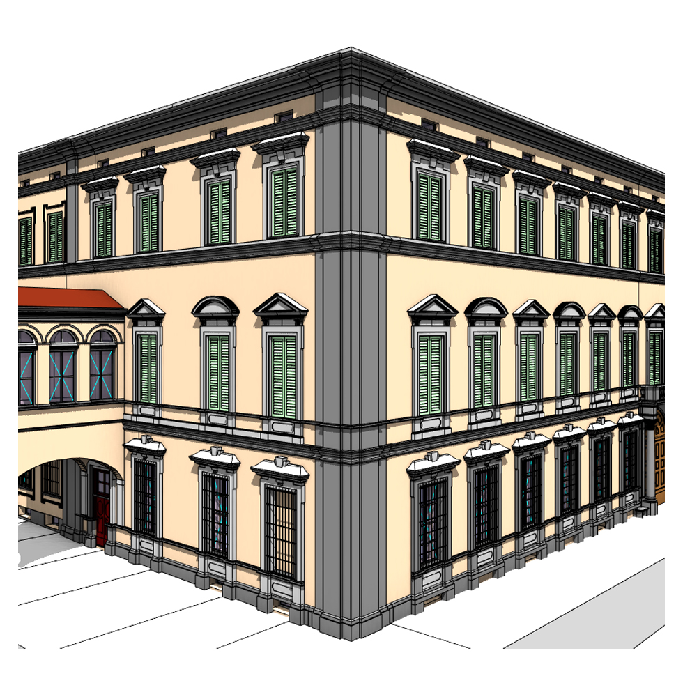 Modello 3D Architettonico